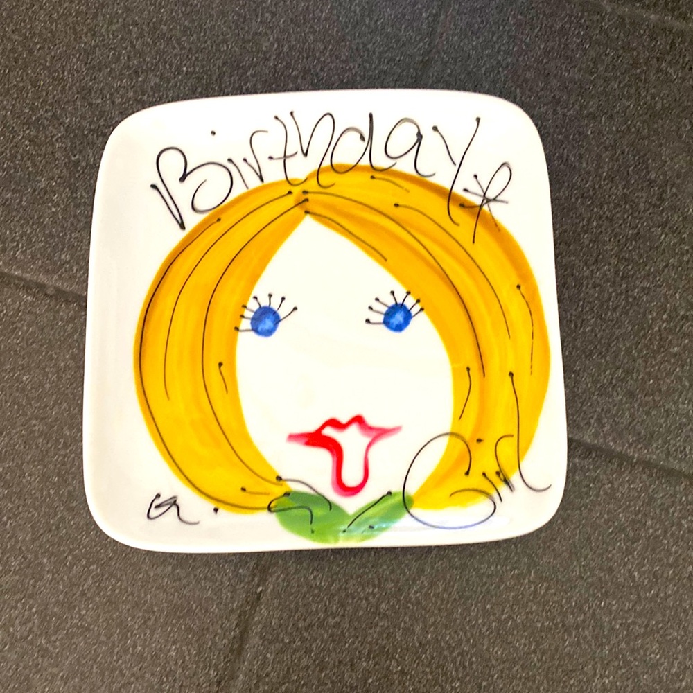 Cordon Bleu BIA Birthday Girl Plate